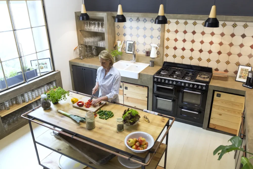 quartz countertop kitchen island