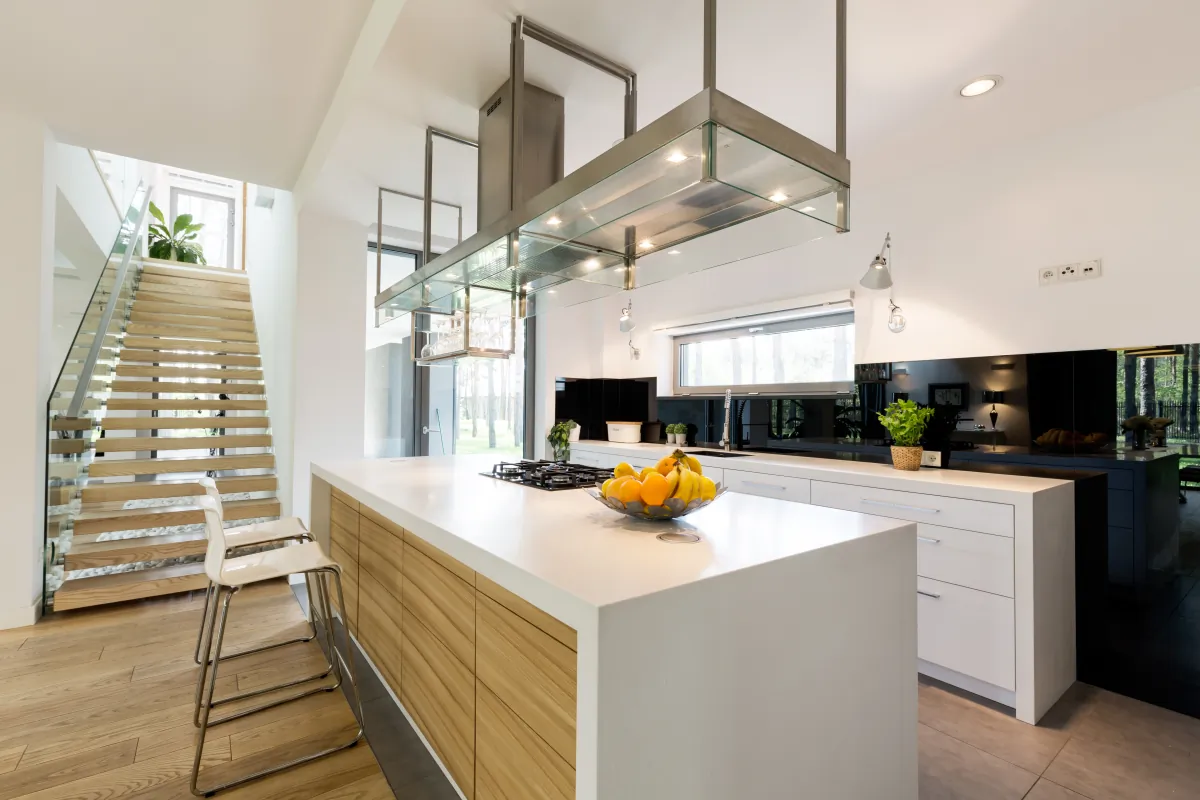 pendant lighting over kitchen island