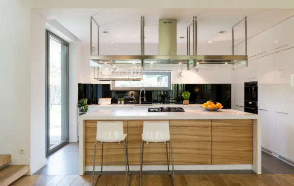 quartz countertop kitchen island