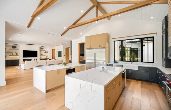 quartz countertop kitchen island