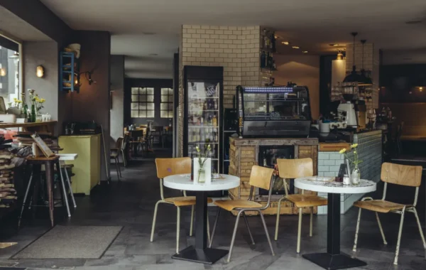 bar cafe build outs interior view empty cafe