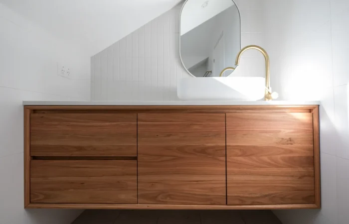 floating vanity bathroom