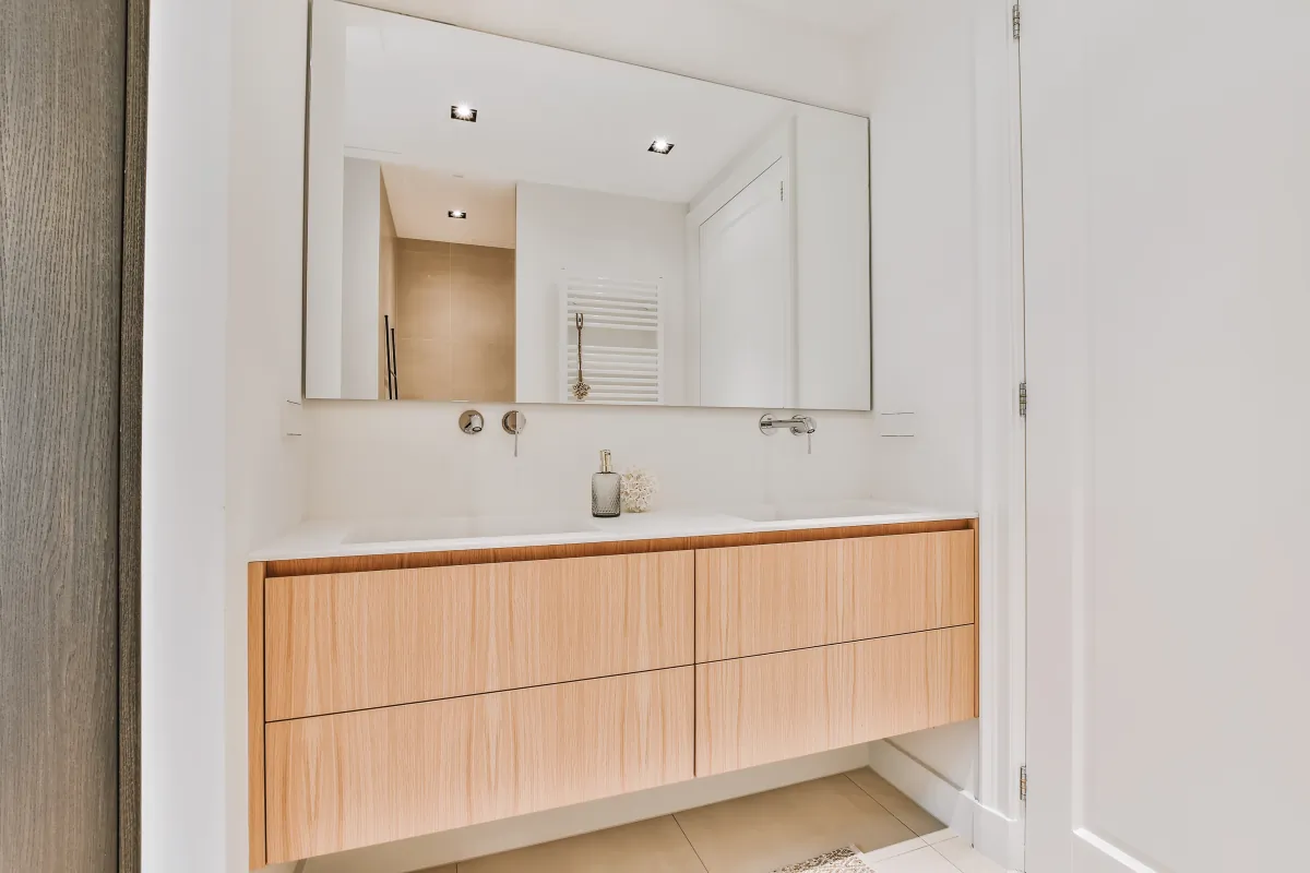 floating vanity elegant bathroom design