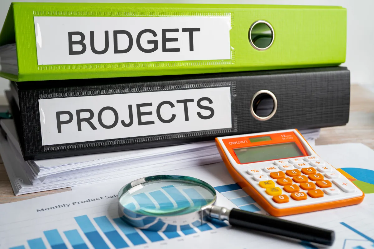 time budget delivery budget projects binder data finance report bu
