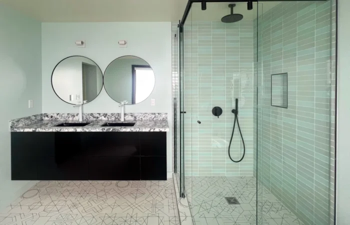 shower remodel modern bathroom decor