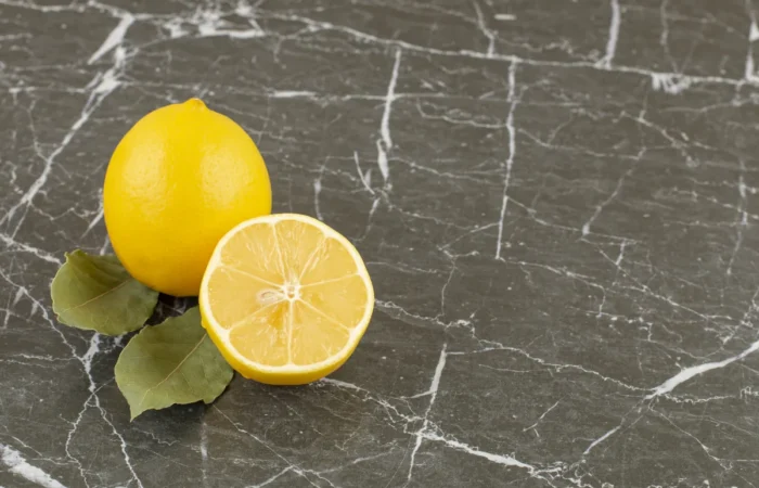 soapstone countertops organic half cut whole lemons grey stone ba