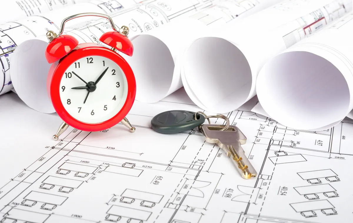 turnkey design build delivery alarm clock key blueprint