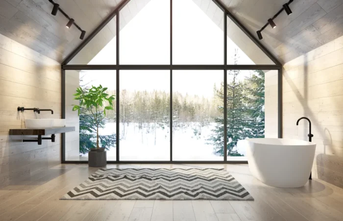 modern bathroom vanity mirror lighting