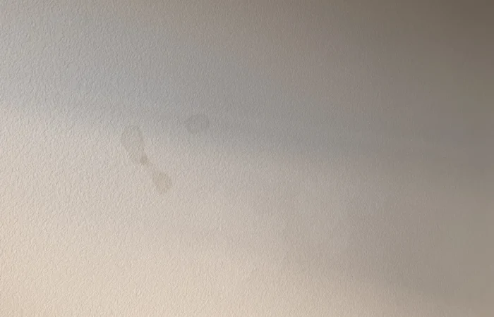 Ceiling water stain in Folsom CA home before leak investigation
