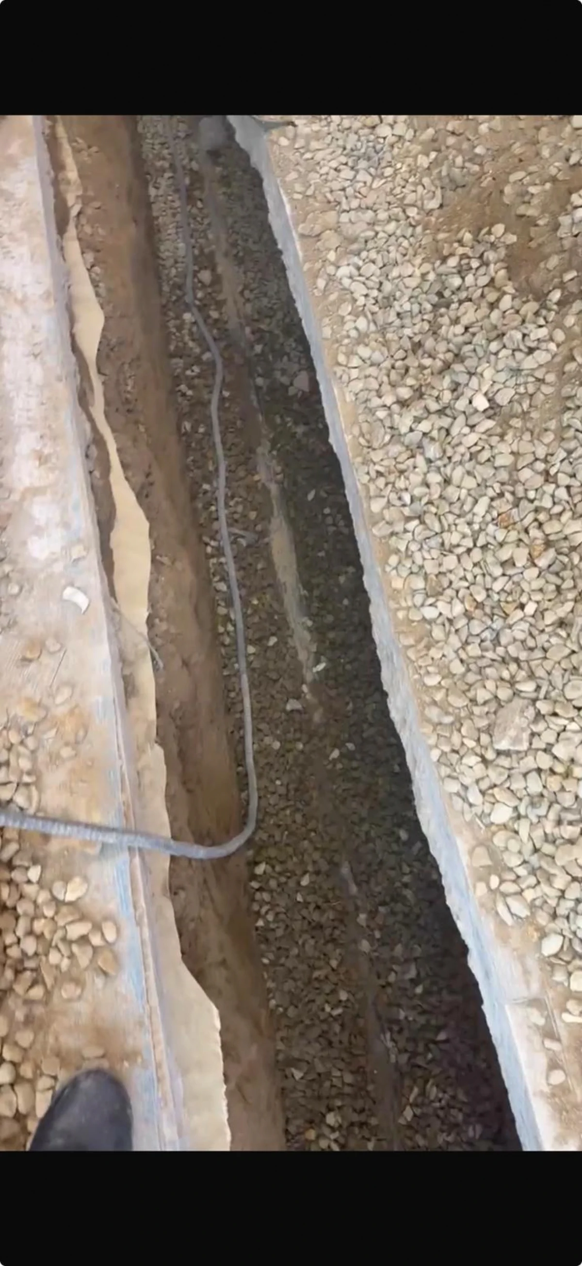 Completed commercial sewer-line work area by USC in Sacramento